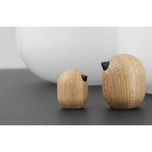 Figurine déco Normann Copenhagen – Little Bird 3 cm en bois de chêne naturel