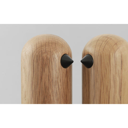 Figurine déco Little Bird 7 cm en bois de chêne naturel – Normann Copenhagen