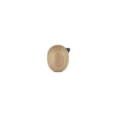 Figurine déco Normann Copenhagen – Little Bird 4,5cm en bois de chêne naturel