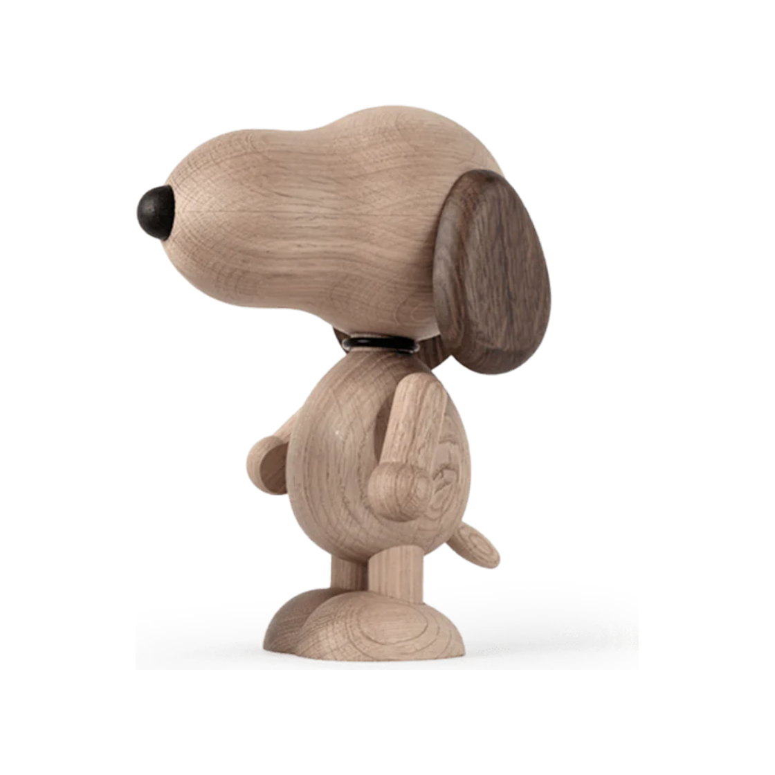 Mini sculpture en bois représentant Snoopy en version design nordique par Boyhood