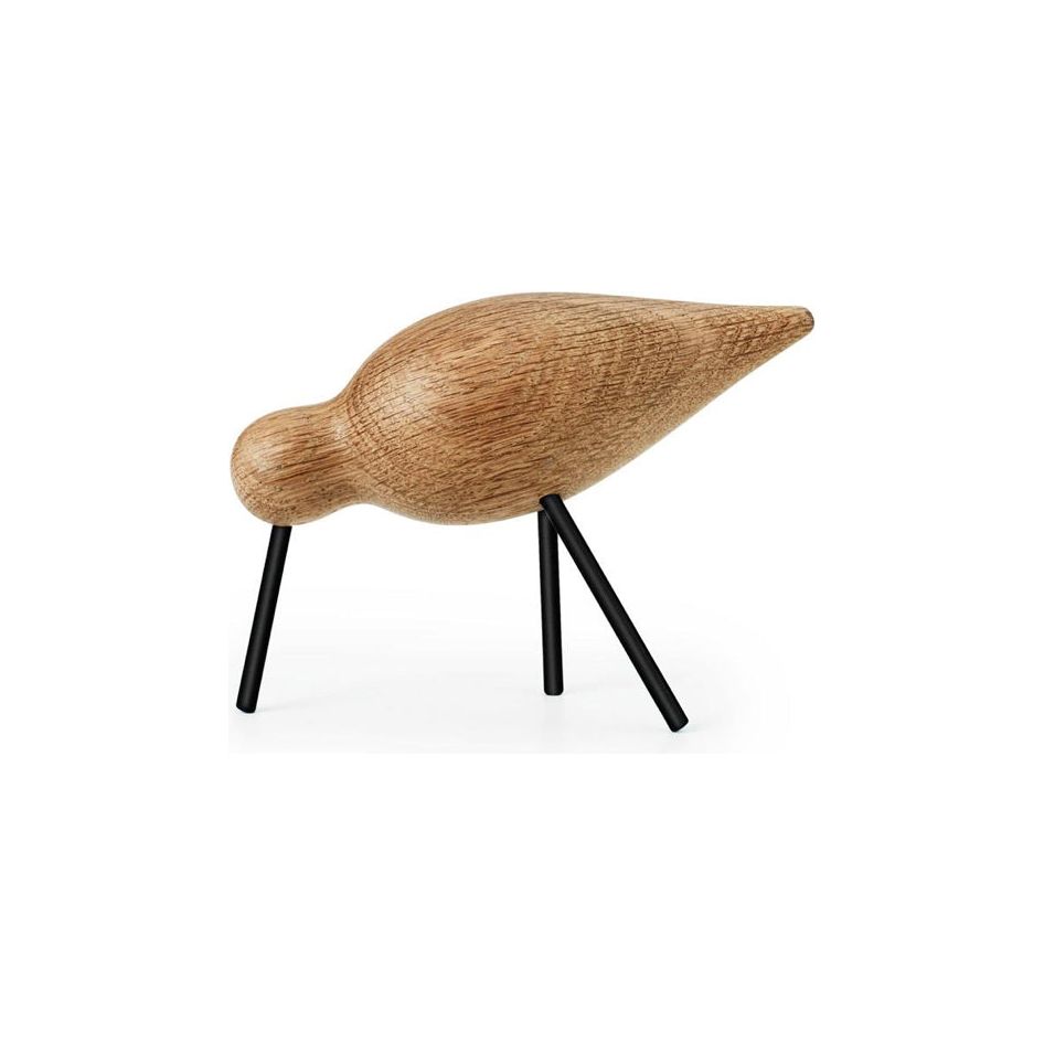 Figurine déco Shorebird moyen modèle – chêne naturel – Normann Copenhagen