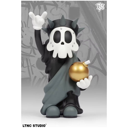 Figurine Liberty Dead “Fear No More” de ZCWO – Statue de la Liberté version squelette avec grenade dorée