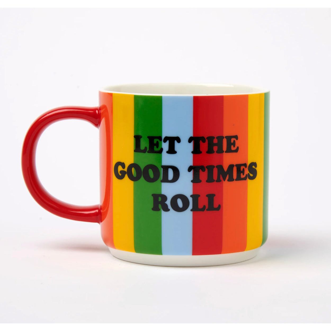 Mug arc-en-ciel Snoopy en roller – Peanuts x Magpie – Let the good times roll