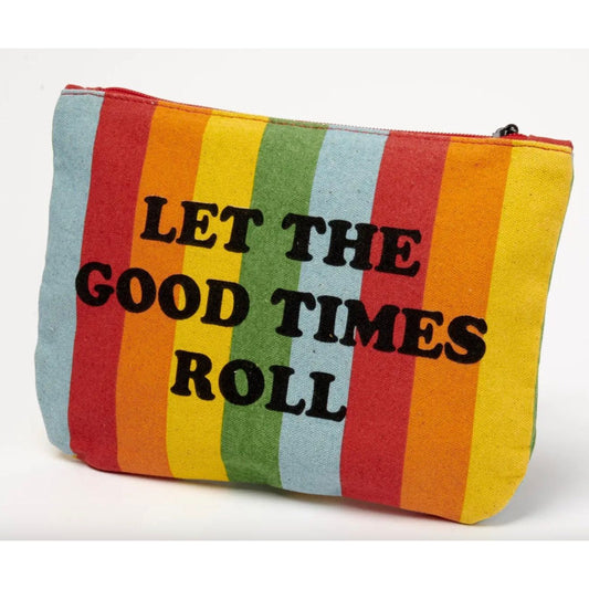 Pochette Peanuts Good Times arc-en-ciel avec Snoopy en rollers – Magpie – coton recyclé