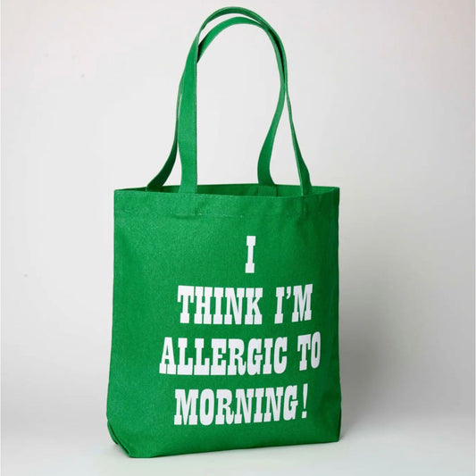 Tote bag Peanuts Snoopy allergique au matin – Magpie – coton recyclé