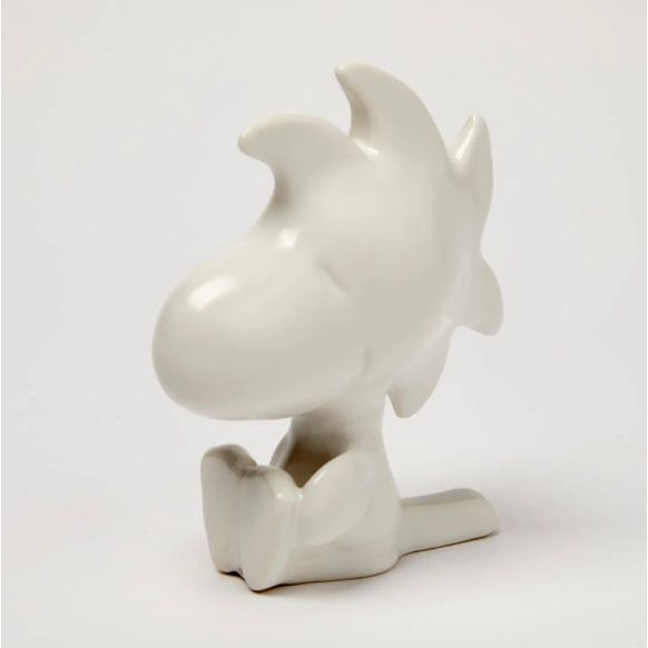 Objet déco Peanuts – figurine Woodstock assis – céramique blanche – Magpie