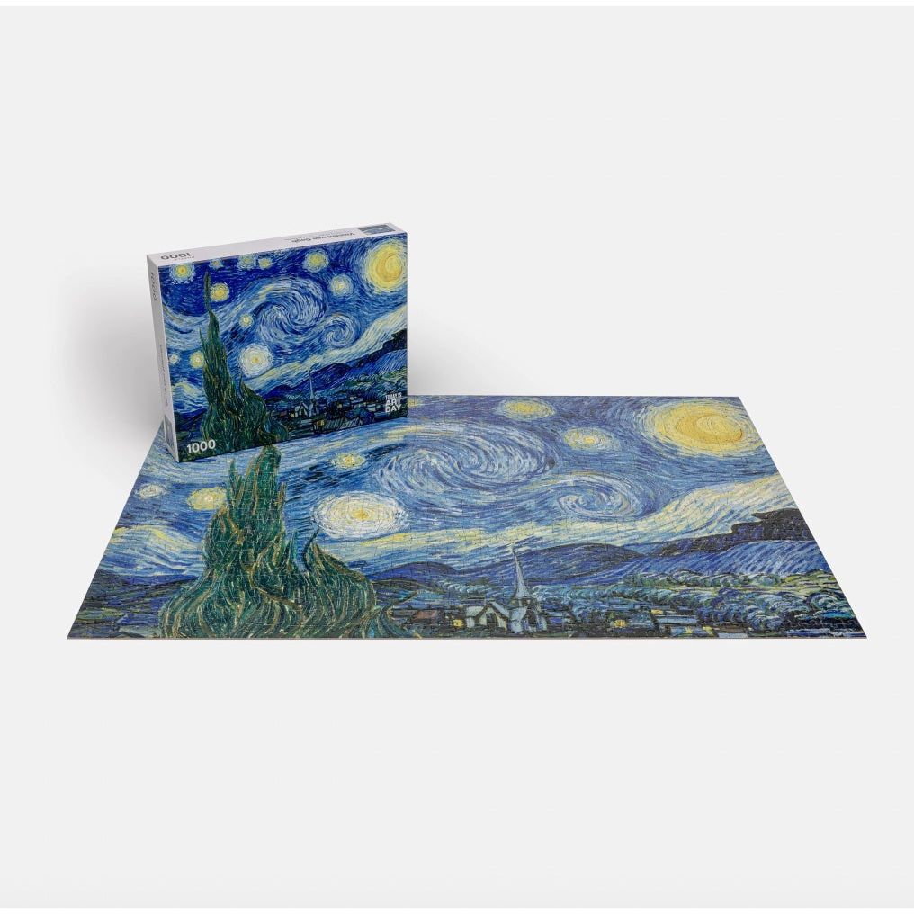 Puzzle 1000 pièces La Nuit étoilée – Vincent Van Gogh – Today is Art Day