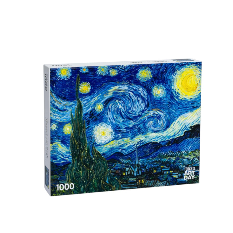Puzzle 1000 pièces La Nuit étoilée – Vincent Van Gogh – Today is Art Day