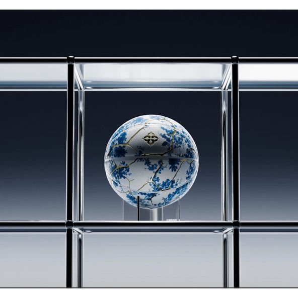 ballon design Comrade Berlin modèle Kintsugi motif porcelaine craquelée