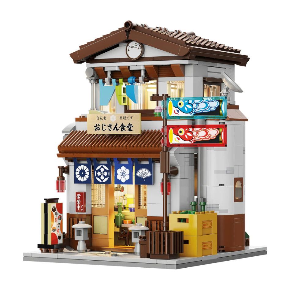 Kit de construction Cada "Japanese Style Canteen", maison japonaise 863 pièces