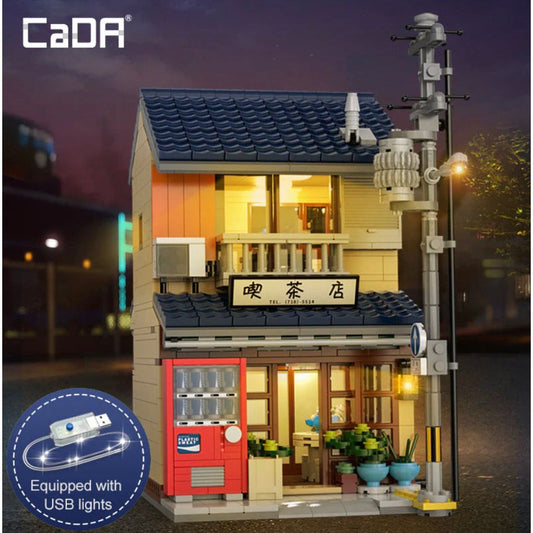Kit de construction Cada "Japanese Tea Shop", maison japonaise 896 pièces avec éclairage