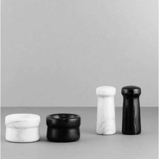 Salière Craft Salt Shaker en marbre blanc – Normann Copenhagen