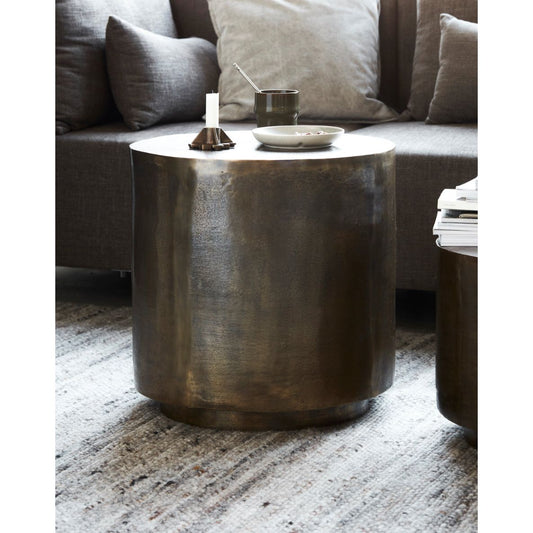 Table basse HDRota haute en aluminium laiton – House Doctor