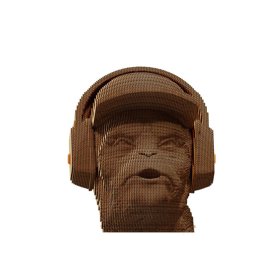 Puzzle 3D en carton Hear No Evil – Collection Three Wise Monkeys – Cartonic