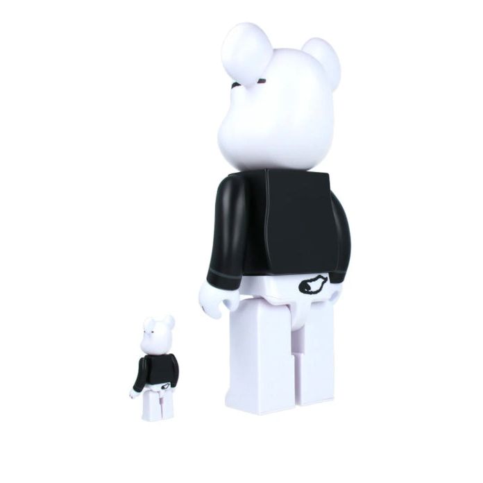 Bearbrick MLB x Peanuts White Sox – Set 100% + 400% collector par Medicom Toy