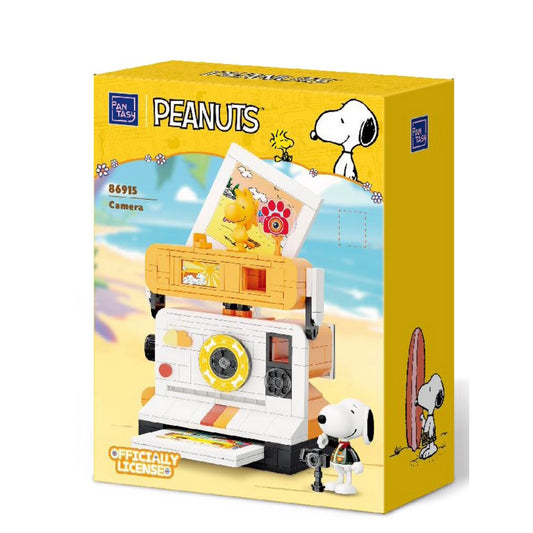 Pantasy x Peanuts – Camera Snoopy à construire avec figurine Snoopy et photo Woodstock