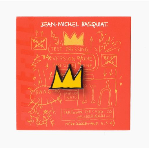 Pins Basquiat Crown – Édition officielle Pintrill en métal émaillé