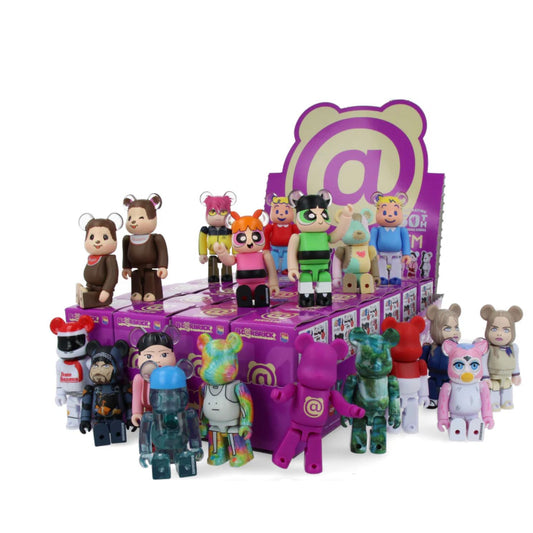 Bearbrick Série 50 – Figurines collector Medicom Toy – Boîtes mystères colorées avec personnages pop culture