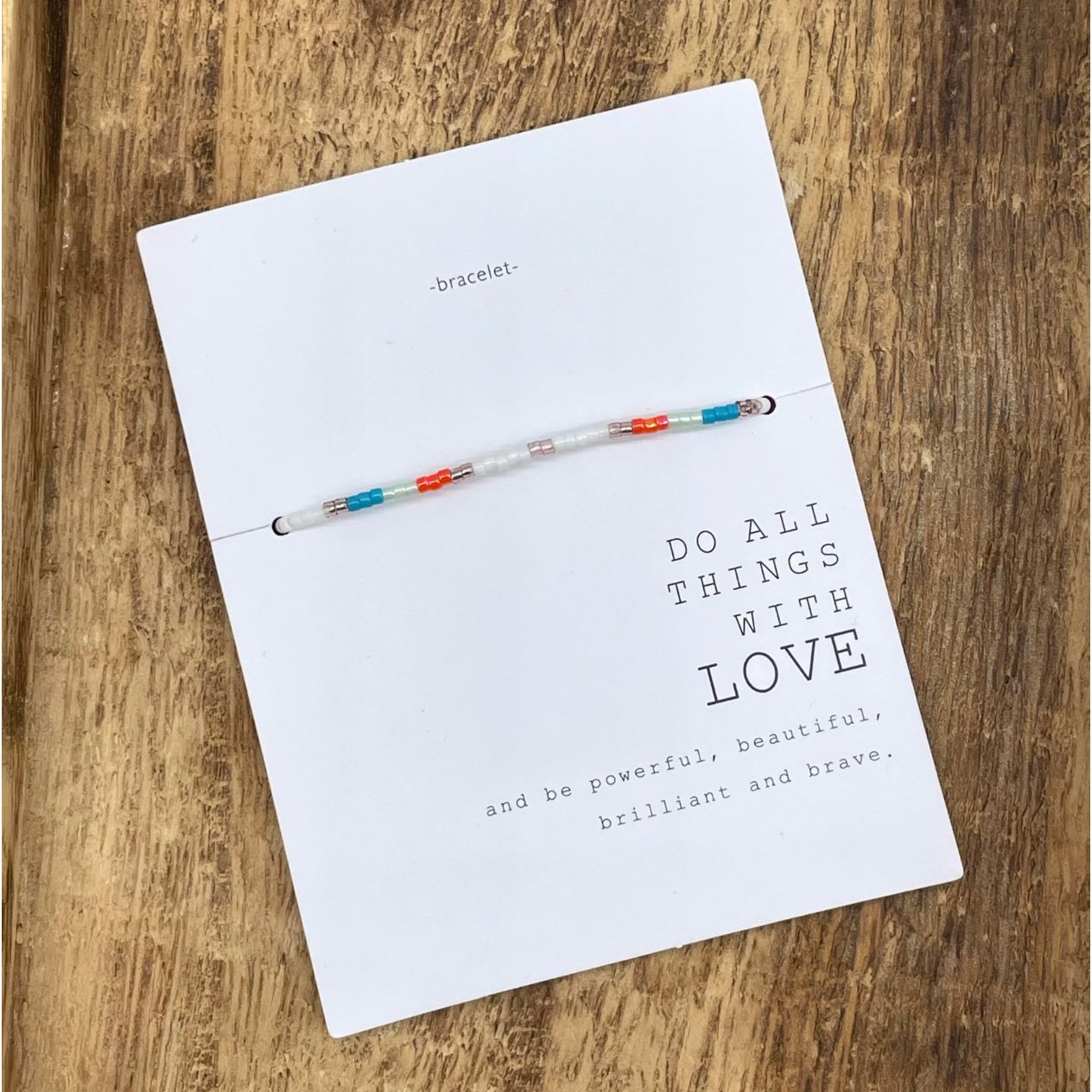 -bracelet japonais miyuki sorbet parsley pepper perles verre ajustable
-bracelet perles miyuki blanc turquoise orange bohème chic
-bracelet ajustable cordon perles japonaises miyuki femme
-bijou fin miyuki parsley pepper style bohème coloré