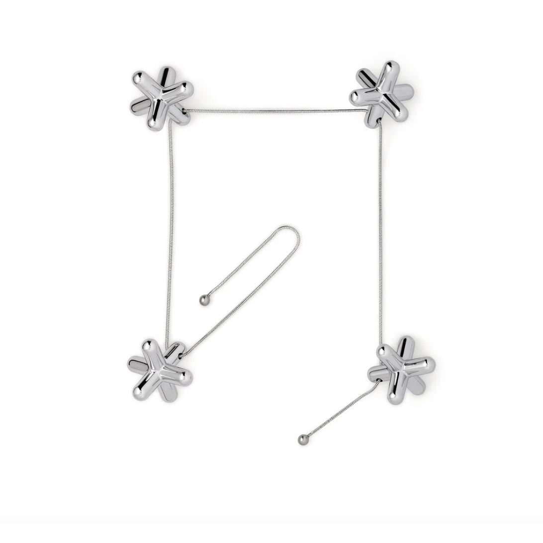 Dessous de plat extensible TRIPOD Alessi en acier inoxydable poli miroir