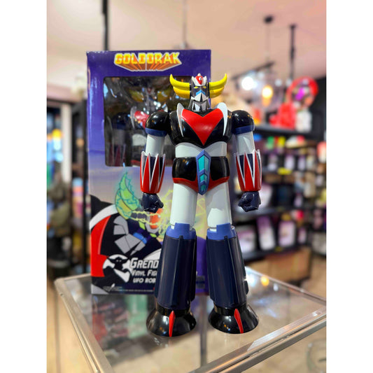 – Figurine Goldorak version animée 23 cm HL PRO
– Figurine vinyle Goldorak officielle
– Goldorak 23 cm UFO Robot Grendizer