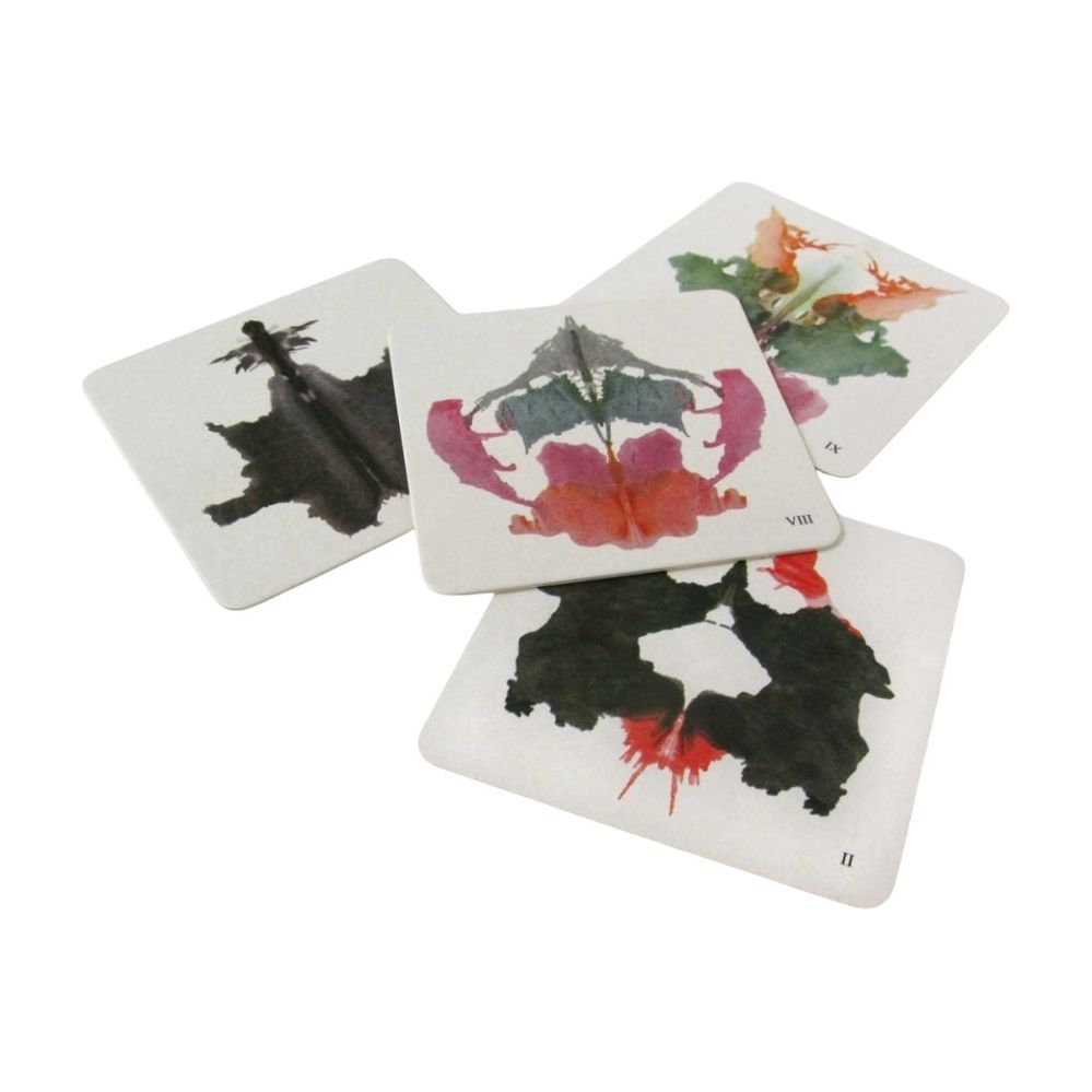 Set de 10 Sous-Verres Psycho Diagnostik – Test de Rorschach revisité par Atypyk