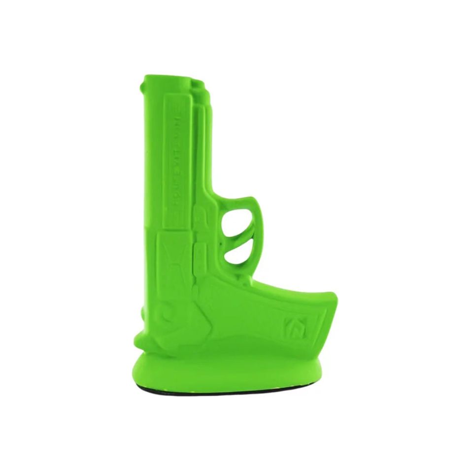 Vase design Gun vert néon – Objet déco original par Housevitamin