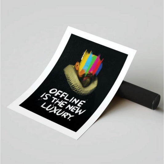 Affiche Offline 30x40 cm - Boutique Ømm