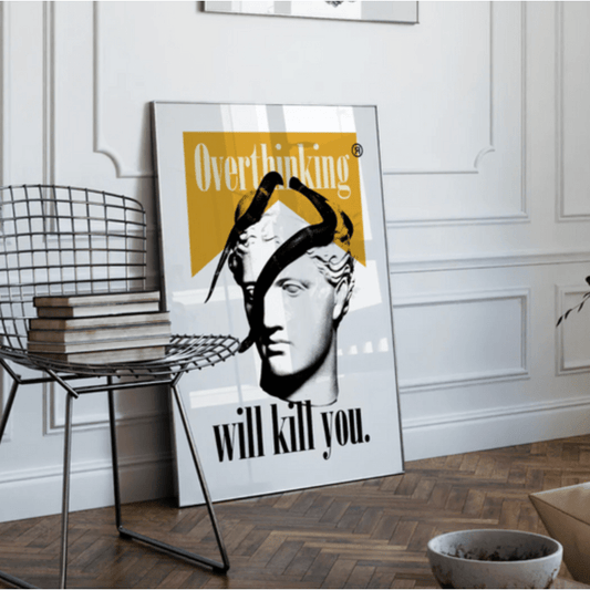 Affiche Overthinking 30x40 cm - Boutique Ømm