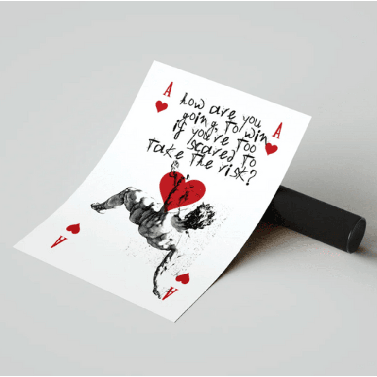 Affiche Risk Taker 30x40 cm - Boutique Ømm