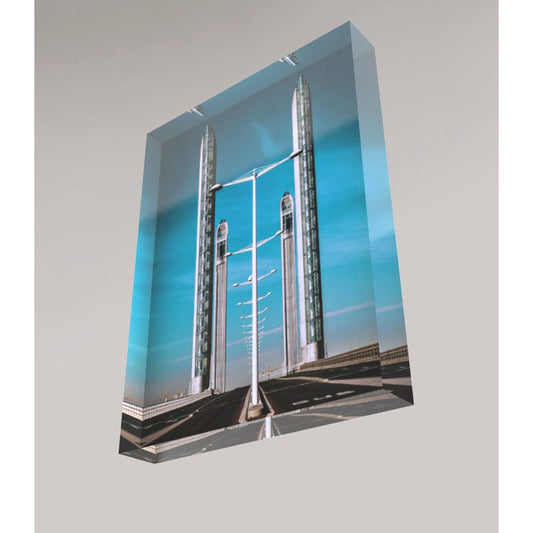 Bloc Acrylique "The Bridge" – 15x20 cm – Tirage d’art Bordeaux - Boutique Ømm