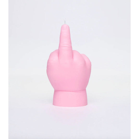 Bougie Candlehand – F*ck You Baby – Main rose - Boutique Ømm
