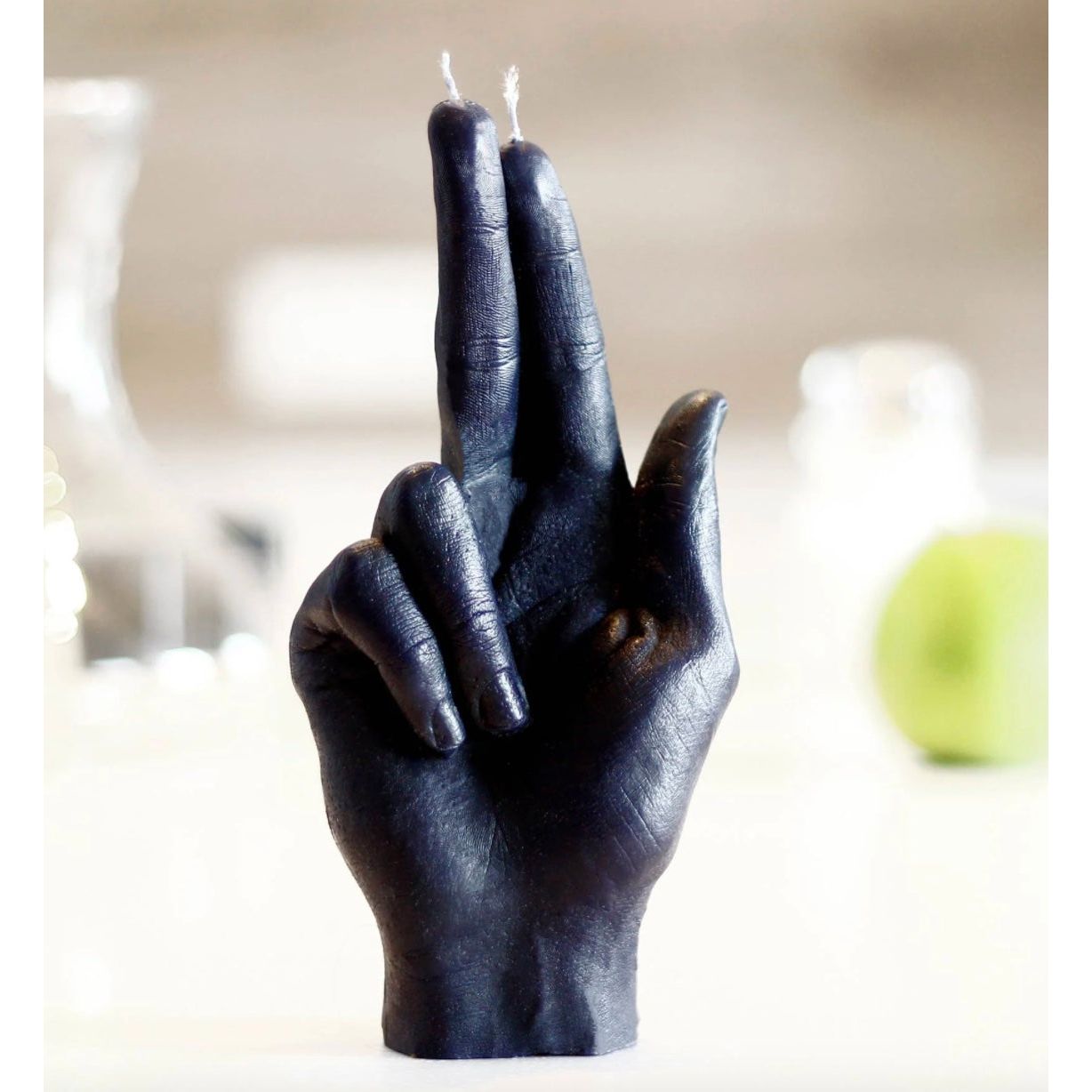 Bougie Candlehand Gun Fingers – Noir - Boutique Ømm