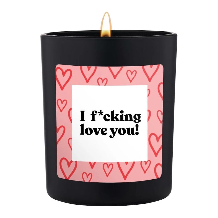 Bougie Candlehand I F*cking Love You! – Déclaration d'amour badass - Boutique Ømm