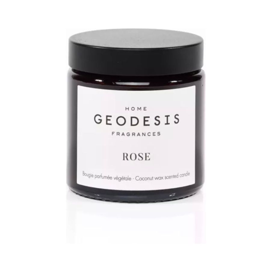 Bougie pommadier 90g Rose – Geodesis - Boutique Ømm
