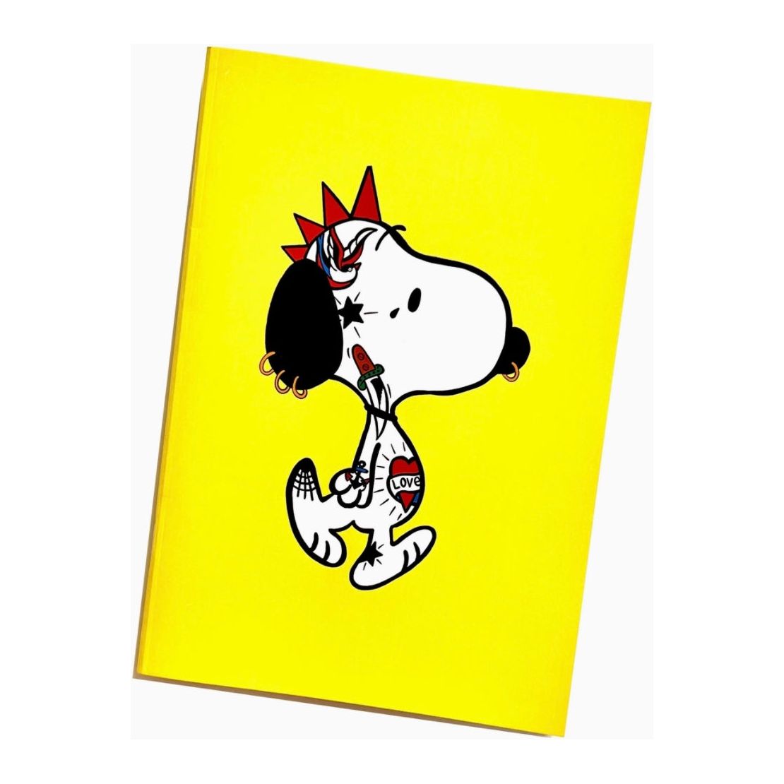 Carnet de notes Punk Rock Tattoo Beagle au format A5