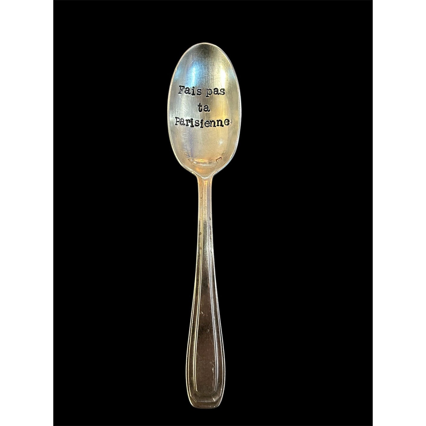 Cuillère gravée vintage – Fais pas ta Parisienne - Boutique Ømm