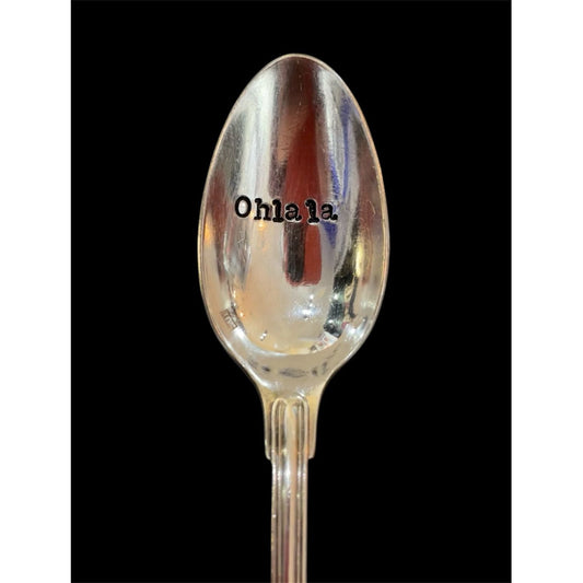 Cuillère vintage gravée – "Ohlala" - Boutique Ømm