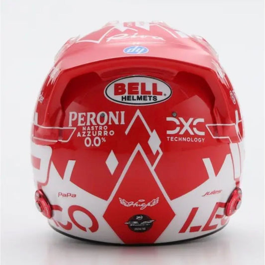 Mini Casque Charles Leclerc GP Monaco 2024 – Ferrari F1 (1:5) – Looksmart - Boutique Ømm
