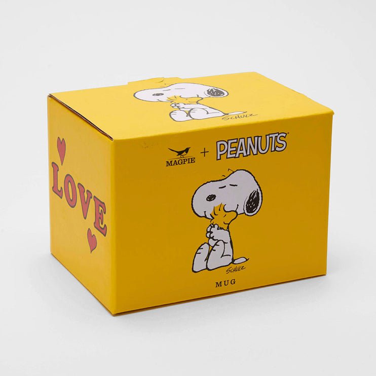 Mug Peanuts "Love" – Snoopy & Woodstock – Magpie (édition jaune) - Boutique Ømm