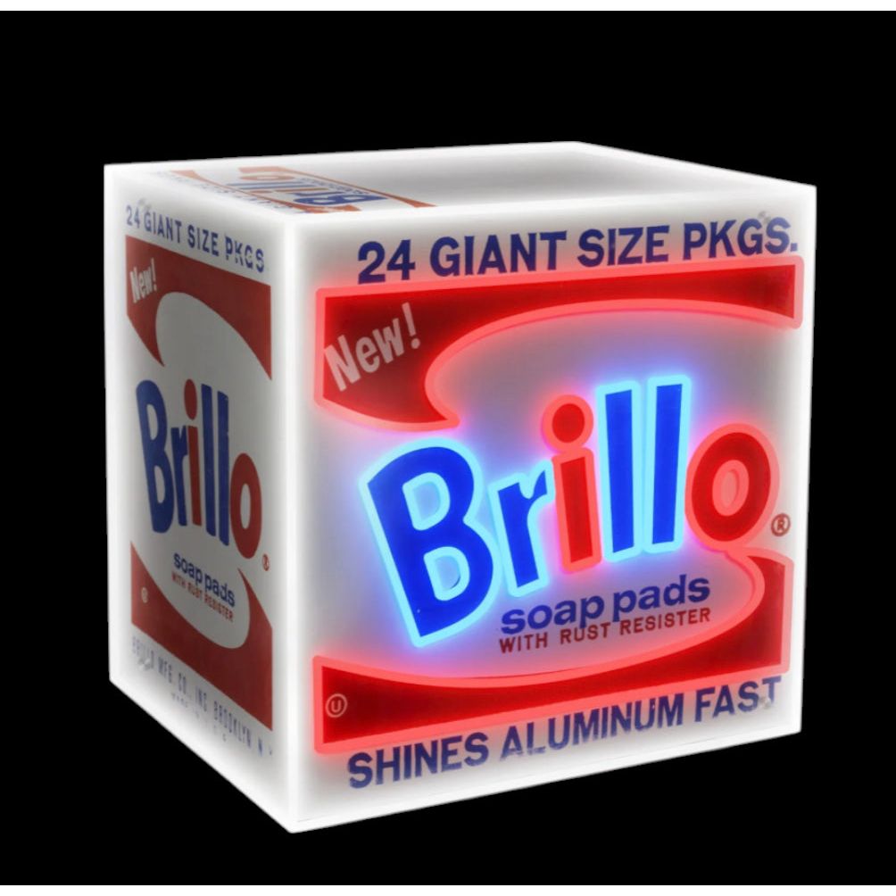 Néon mural Brillo Box – Andy Warhol x Yellow Pop - Boutique Ømm