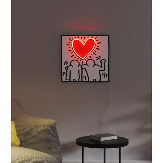Néon mural Love People – Keith Haring x Yellow Pop - Boutique Ømm