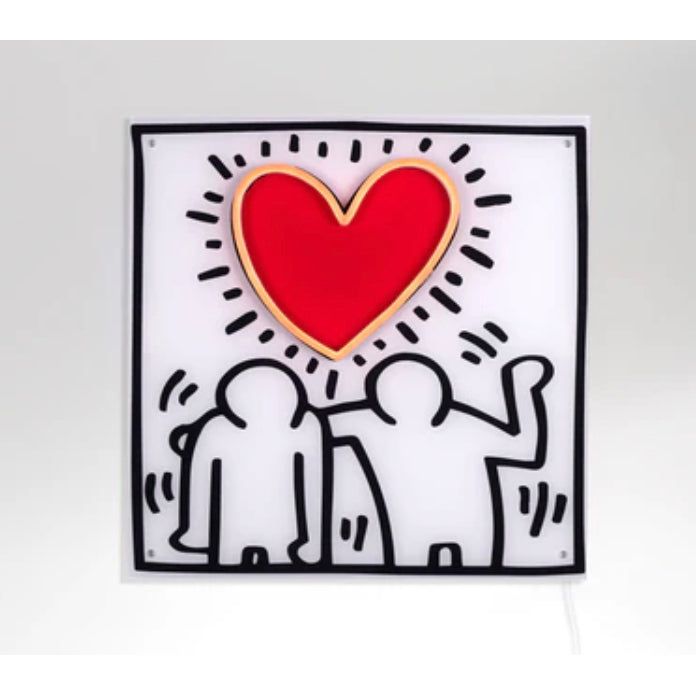 Néon mural Love People – Keith Haring x Yellow Pop - Boutique Ømm