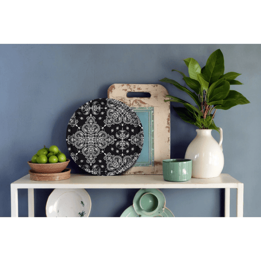 Plateau "Bandana Noir" – Coco&co – L’élégance rebelle à votre service 🖤 - Boutique Ømm