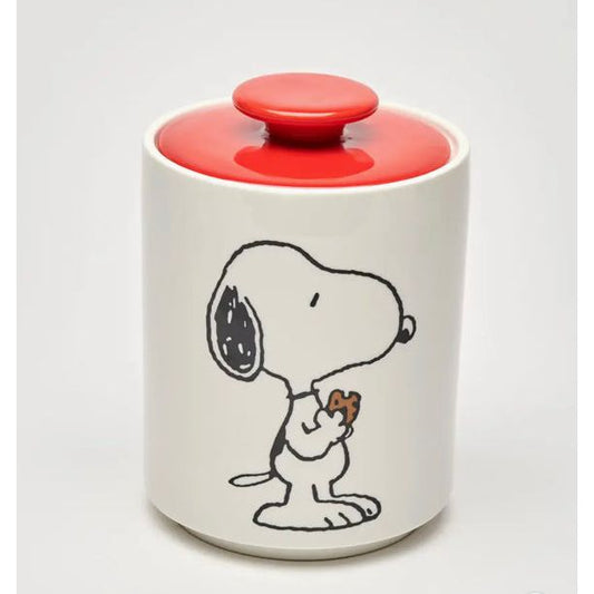 Pot à biscuits Peanuts Snoopy – Céramique avec couvercle rouge - Boutique Ømm