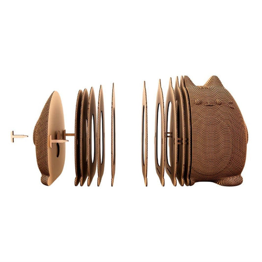 Puzzle 3D en carton "Cute Cat Money Bank" – Tirelire à assembler Cartonic - Boutique Ømm