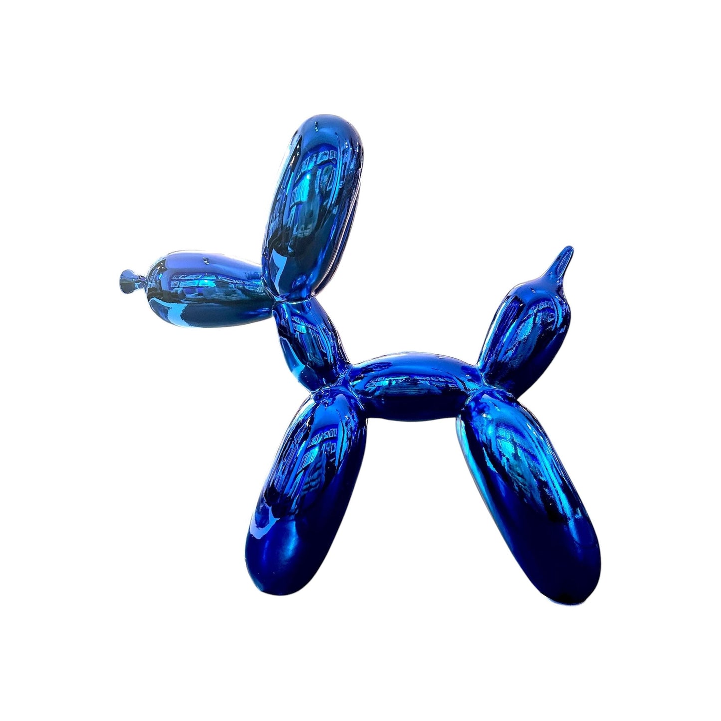 Sculpture Balloon Dog bleu électrique Moyen Modèle– Déco arty - Boutique Ømm