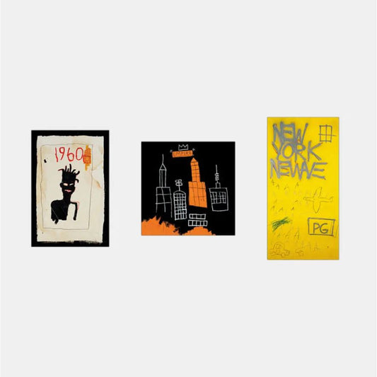 Set de 3 stickers “New York” par Jean - Michel Basquiat – Apply - Boutique Ømm
