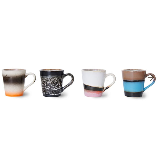 Set de 4 mugs expresso "Funky" – HKliving - Boutique Ømm