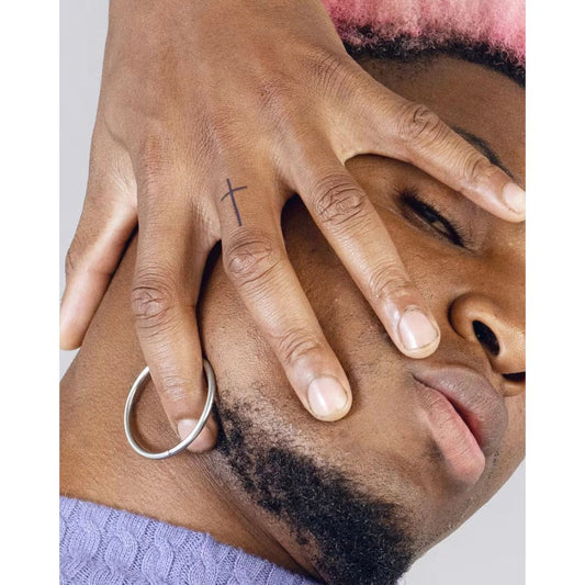 Tatouage temporaire Basquiat Inkbox – visage couronné “Robinson de Sugar” - Boutique Ømm